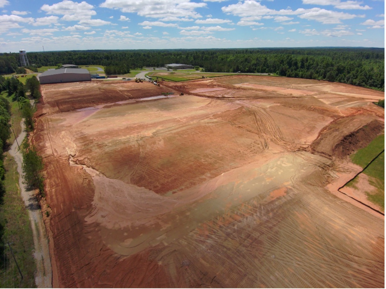 End of earthworks July 2022